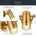 KICHLER, Ruehl Wall Sconce, WALL SCONCES
