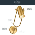 KICHLER, Ruehl Wall Sconce, WALL SCONCES