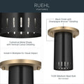 KICHLER, Ruehl Ceiling Lights, FLUSH MOUNT CEILING LIGHTS