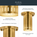 KICHLER, Ruehl Ceiling Lights, FLUSH MOUNT CEILING LIGHTS