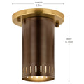 KICHLER, Ruehl Ceiling Lights, FLUSH MOUNT CEILING LIGHTS