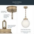 KICHLER, Andorra Pendants, PENDANT LIGHT