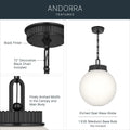 KICHLER, Andorra Pendants, PENDANT LIGHT