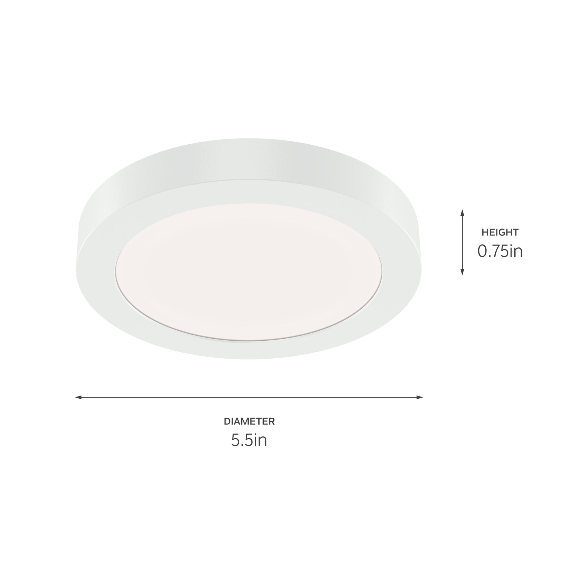 KICHLER ARA 5" ROUND DOWNLIGHT IN WHITE