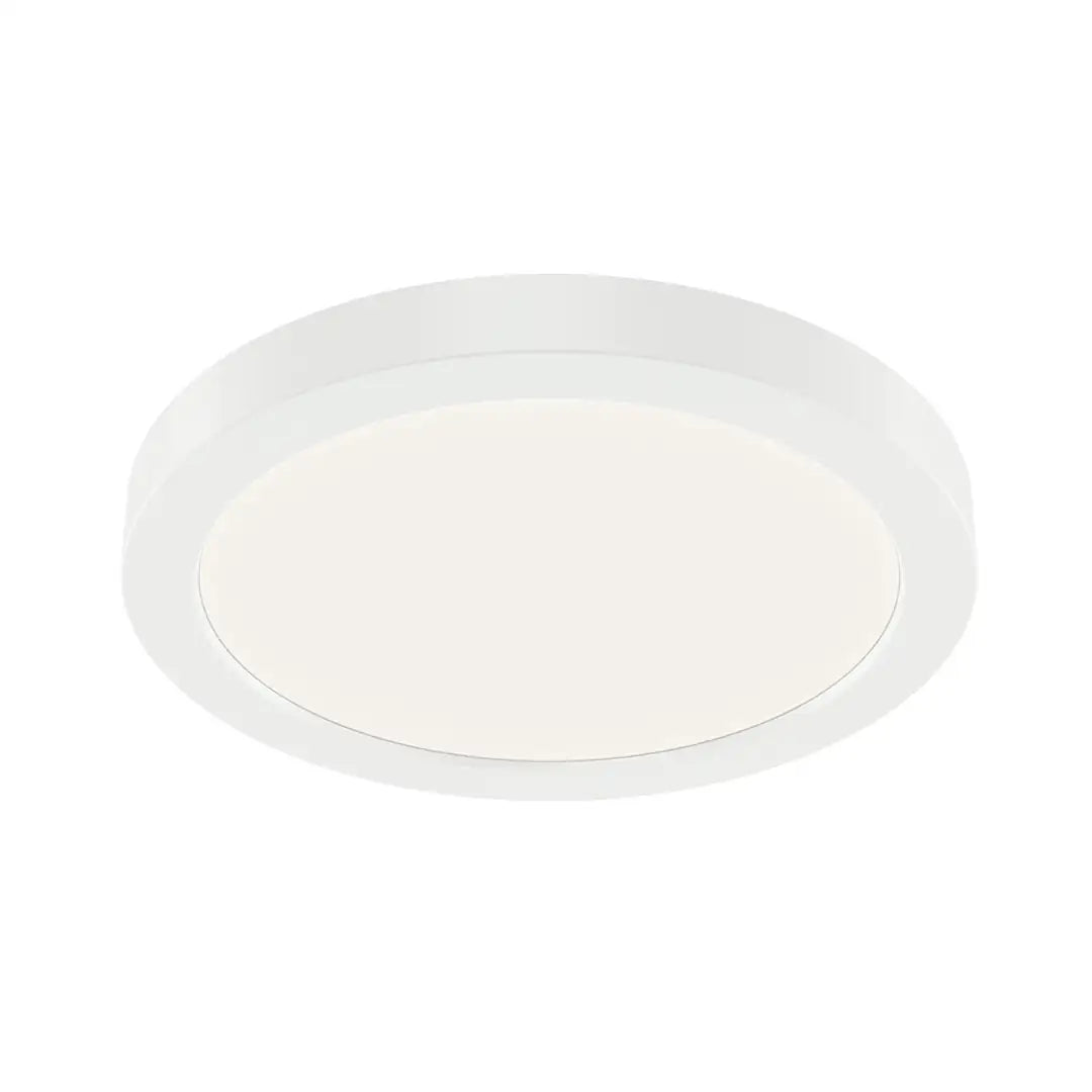 KICHLER, ARA 7" ROUND DOWNLIGHT IN WHITE, FLUSH MOUNT CEILING LIGHTS