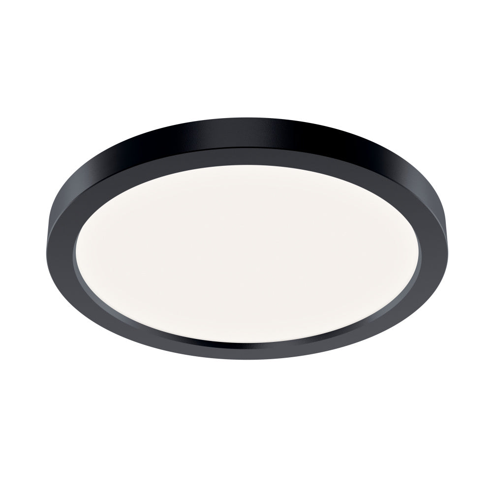 KICHLER, ARA 9.25" ROUND LED FLUSH MOUNT IN BLACK, FLUSH MOUNT CEILING LIGHTS