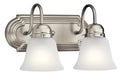 KICHLER, 2 LIGHT VANITY LIGHT, BATH VANITY LIGHT