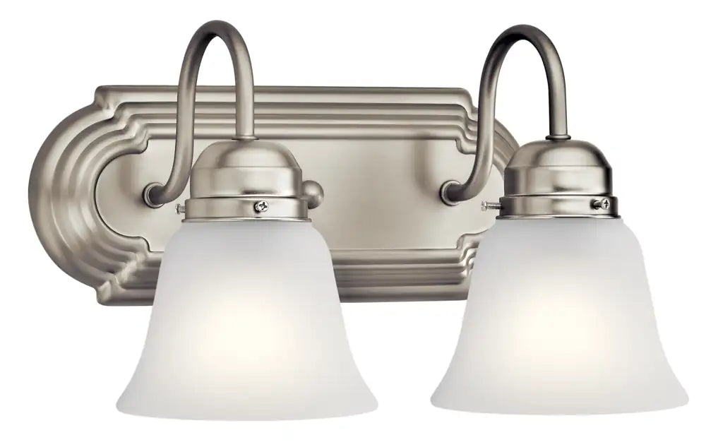 KICHLER, 2 LIGHT VANITY LIGHT, BATH VANITY LIGHT