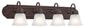 KICHLER, 4 LIGHT VANITY LIGHT, BATH VANITY LIGHT