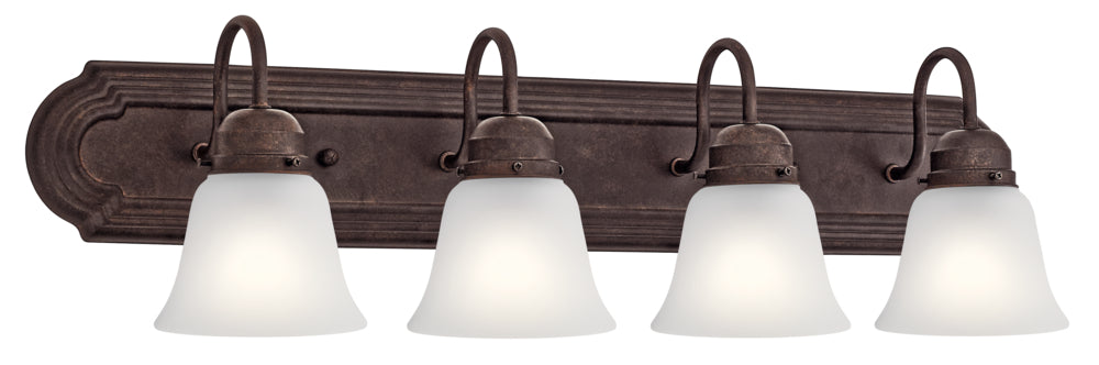 KICHLER, 4 LIGHT VANITY LIGHT, BATH VANITY LIGHT