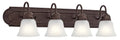 KICHLER, 4 LIGHT VANITY LIGHT, BATH VANITY LIGHT