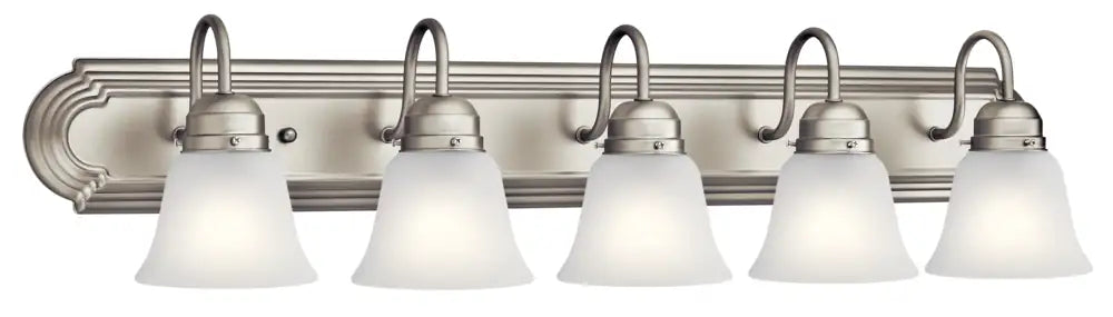 KICHLER, 5 LIGHT VANITY LIGHT, BATH VANITY LIGHT