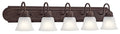 KICHLER, 5 LIGHT VANITY LIGHT, BATH VANITY LIGHT