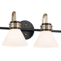 KICHLER, FARUM BATH BRACKET, BATH VANITY LIGHT
