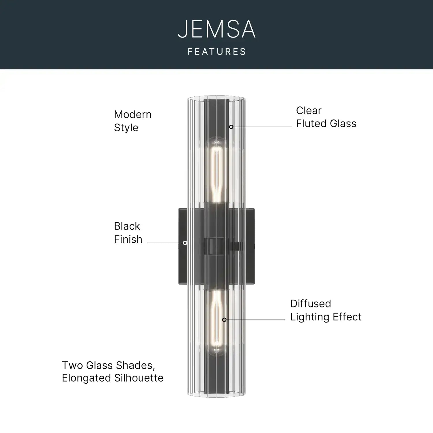 KICHLER, Jemsa Bath Bracket, BATH VANITY LIGHT
