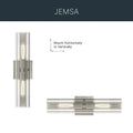 KICHLER, Jemsa Bath Bracket, BATH VANITY LIGHT