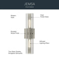KICHLER, Jemsa Bath Bracket, BATH VANITY LIGHT