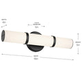 KICHLER, ROSH WALL SCONCE, WALL SCONCES
