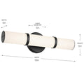 KICHLER, ROSH WALL SCONCE, WALL SCONCES