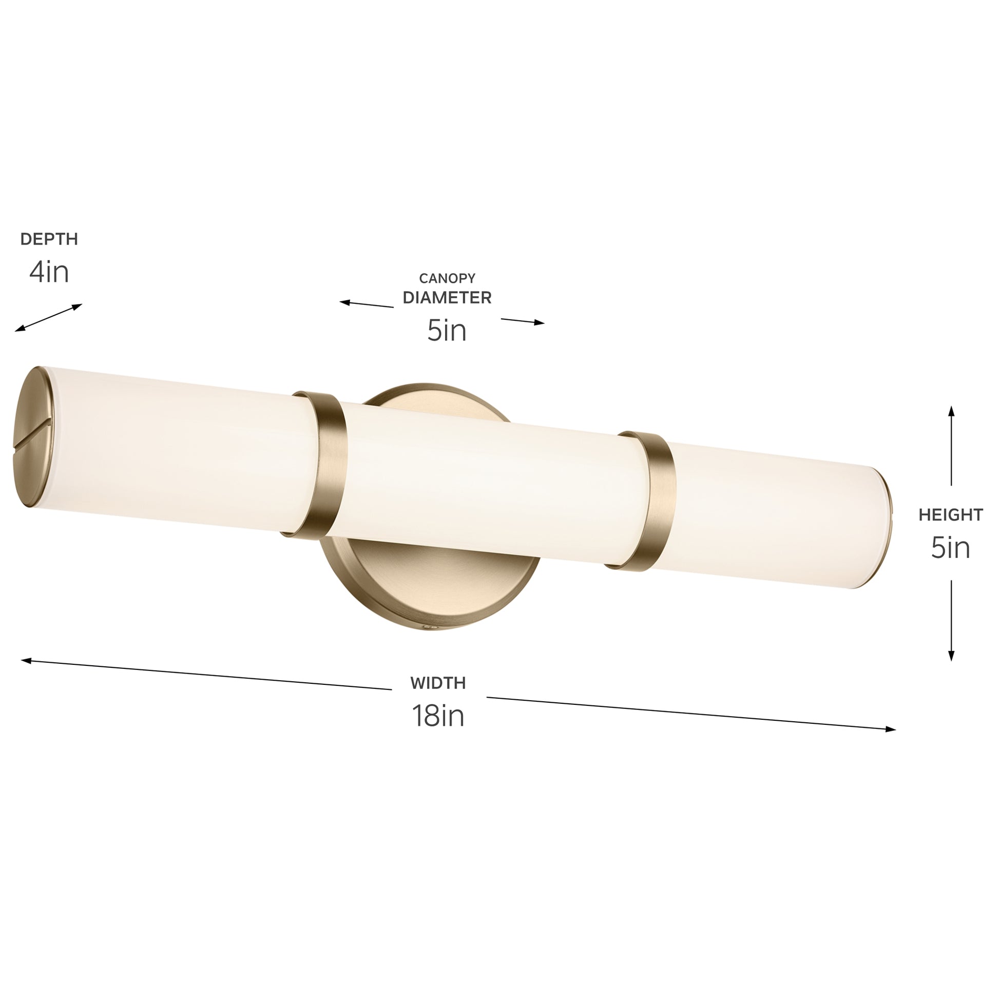 KICHLER, ROSH WALL SCONCE, WALL SCONCES