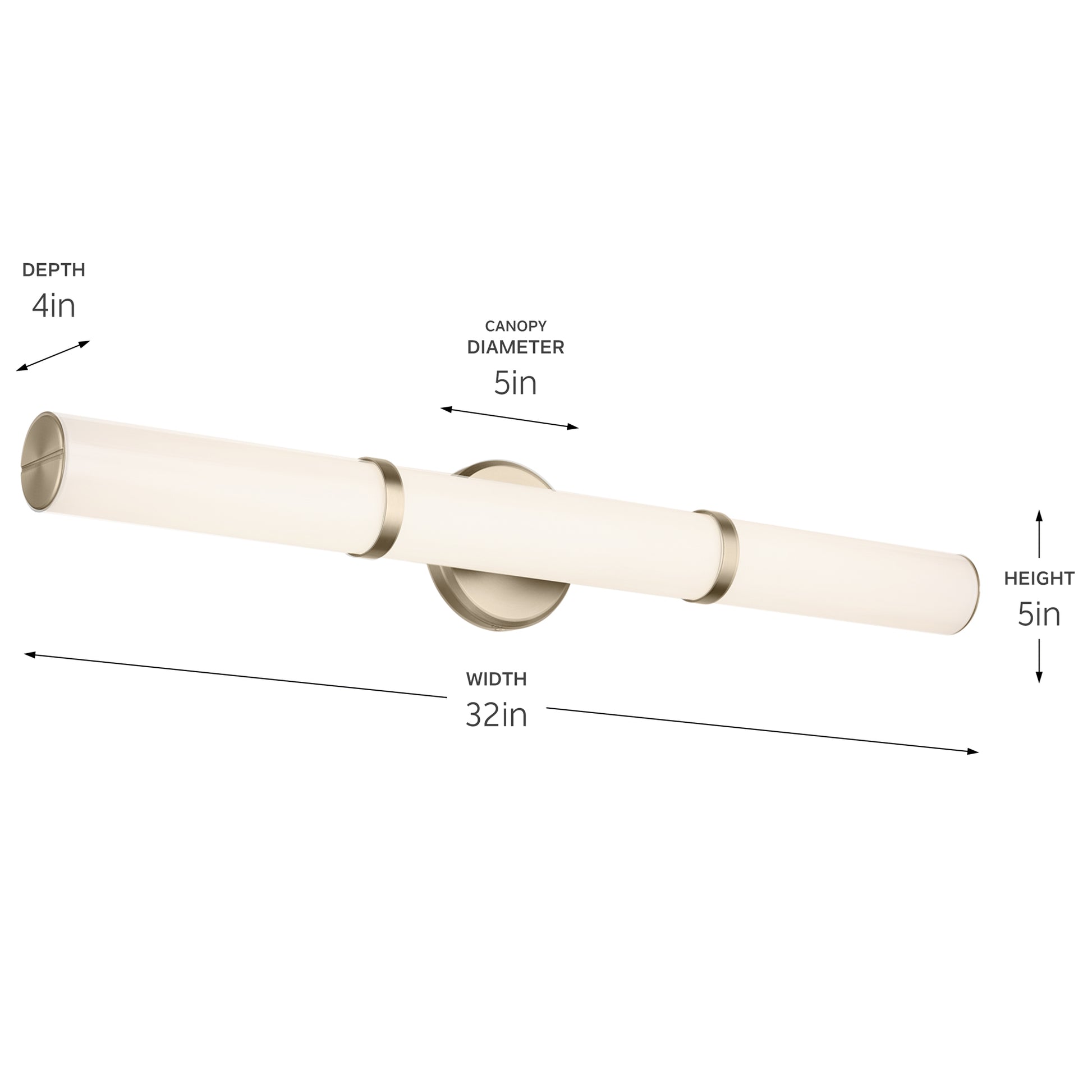 KICHLER, ROSH BATH BRACKET, LINEAR LIGHT