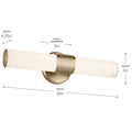 KICHLER, SASHI WALL SCONCE, WALL SCONCES