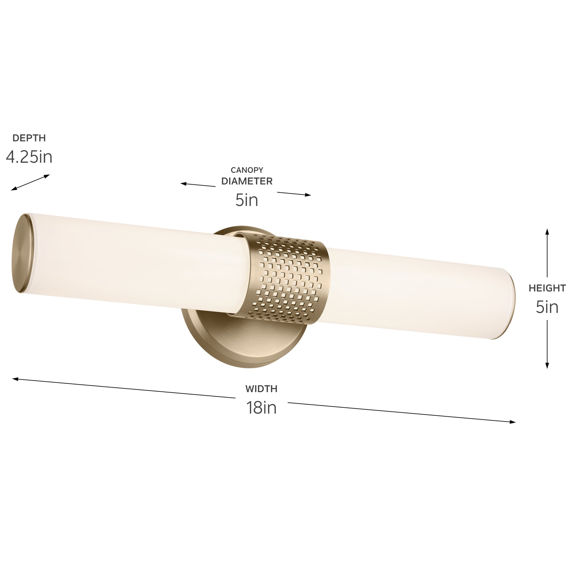 KICHLER, SASHI WALL SCONCE, WALL SCONCES