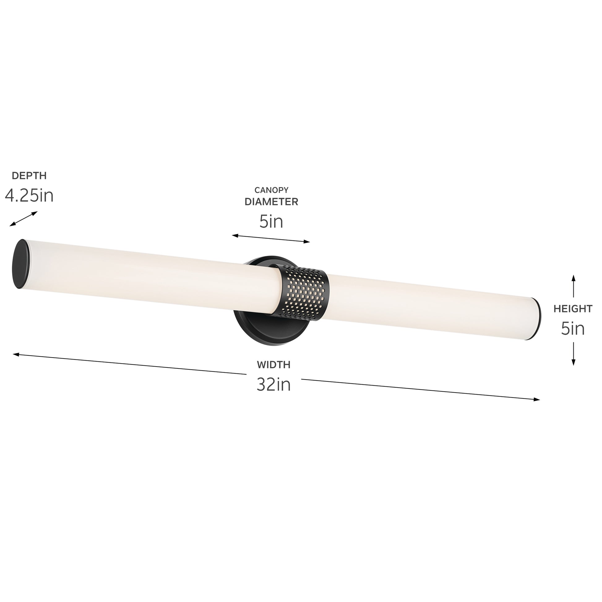 KICHLER, SASHI BATH BRACKET, LINEAR LIGHT