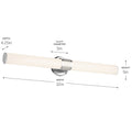 KICHLER, SASHI BATH BRACKET, LINEAR LIGHT