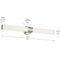 KICHLER, SASHI BATH BRACKET, LINEAR LIGHT