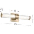 KICHLER, LAURENE WALL SCONCE, WALL SCONCES