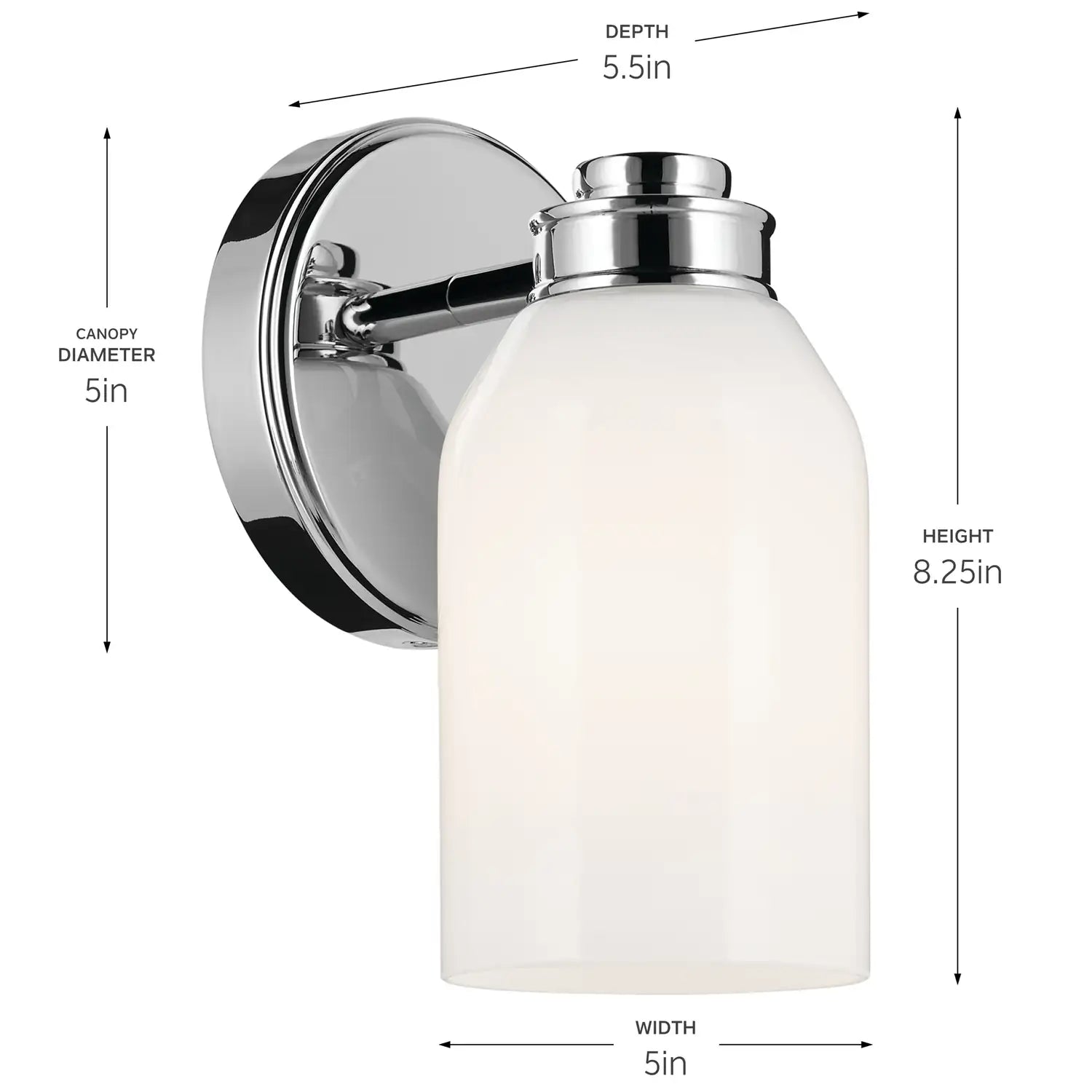KICHLER, SHAE WALL SCONCE, WALL SCONCES