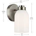 KICHLER, SHAE WALL SCONCE, WALL SCONCES