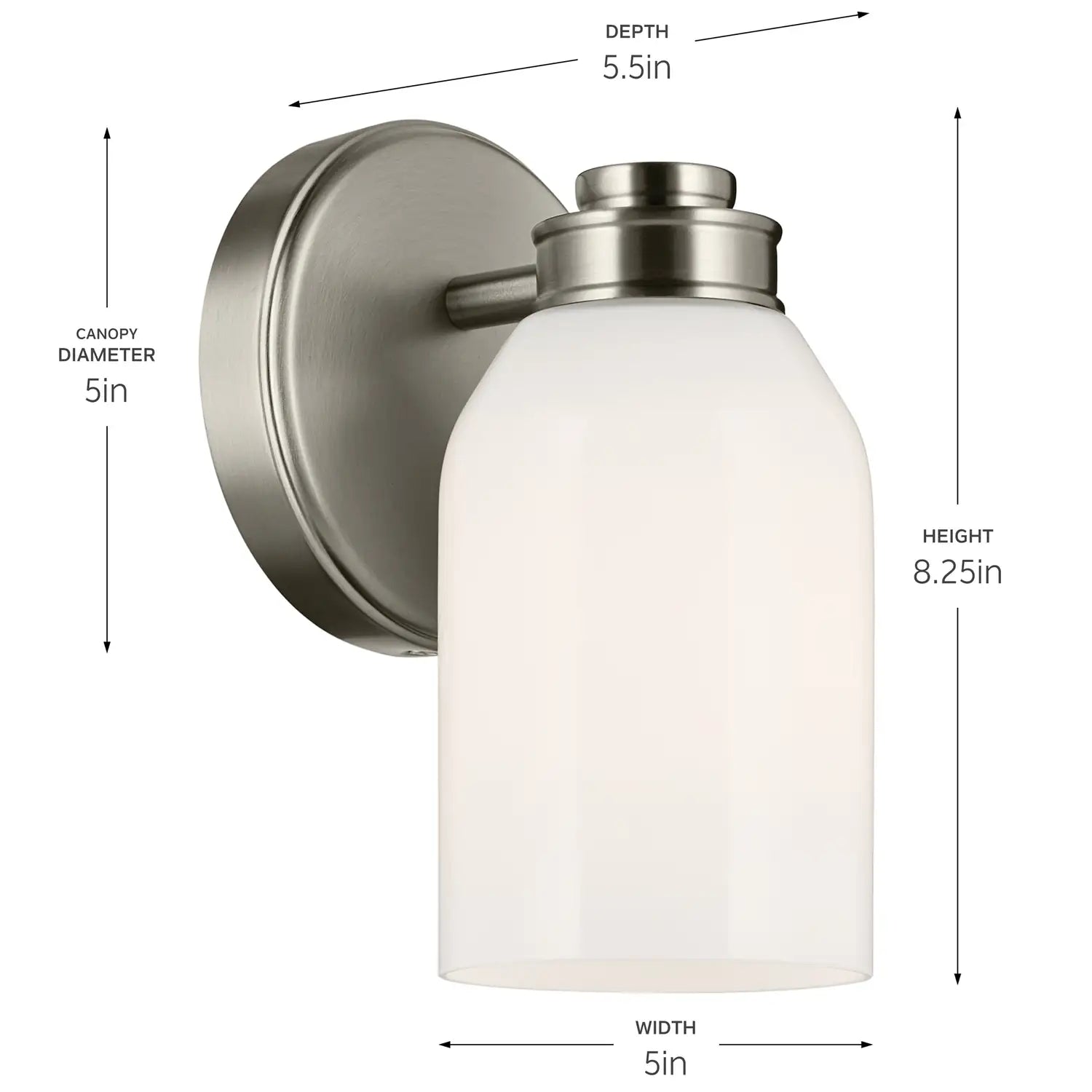 KICHLER, SHAE WALL SCONCE, WALL SCONCES