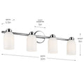 KICHLER, SHAE BATH BRACKET, BATH VANITY LIGHT