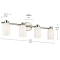 KICHLER, SHAE BATH BRACKET, BATH VANITY LIGHT