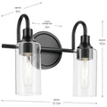 KICHLER, KAVI BATH BRACKET, BATH VANITY LIGHT