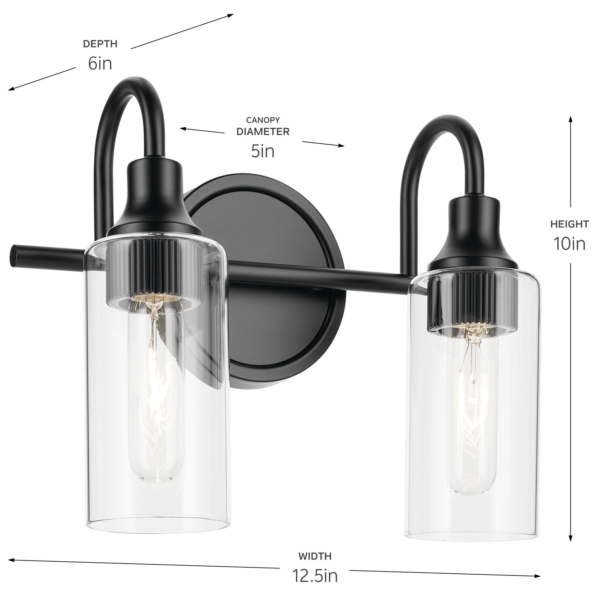 KICHLER, KAVI BATH BRACKET, BATH VANITY LIGHT