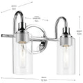 KICHLER, KAVI BATH BRACKET, BATH VANITY LIGHT