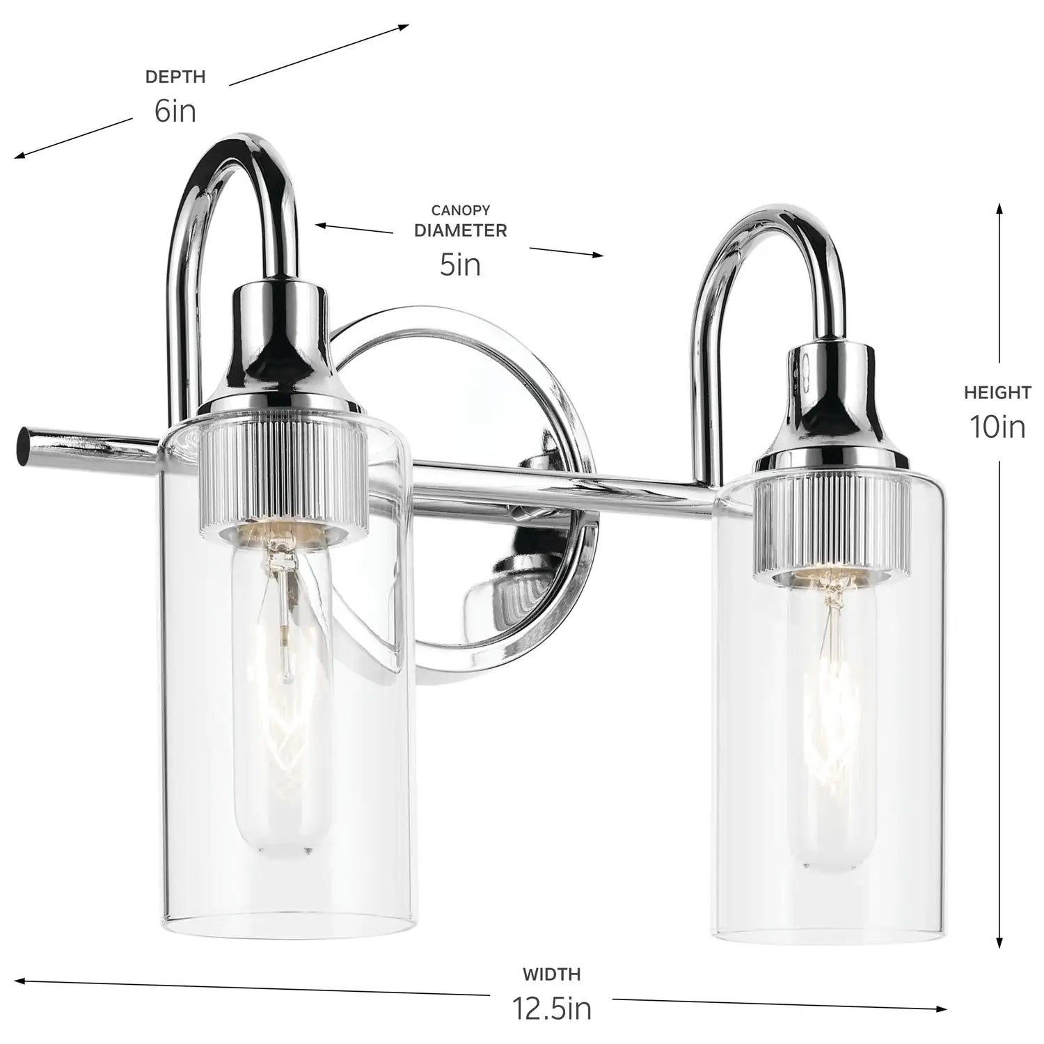 KICHLER, KAVI BATH BRACKET, BATH VANITY LIGHT