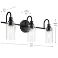KICHLER, KAVI BATH BRACKET, BATH VANITY LIGHT