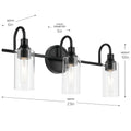 KICHLER, KAVI BATH BRACKET, BATH VANITY LIGHT