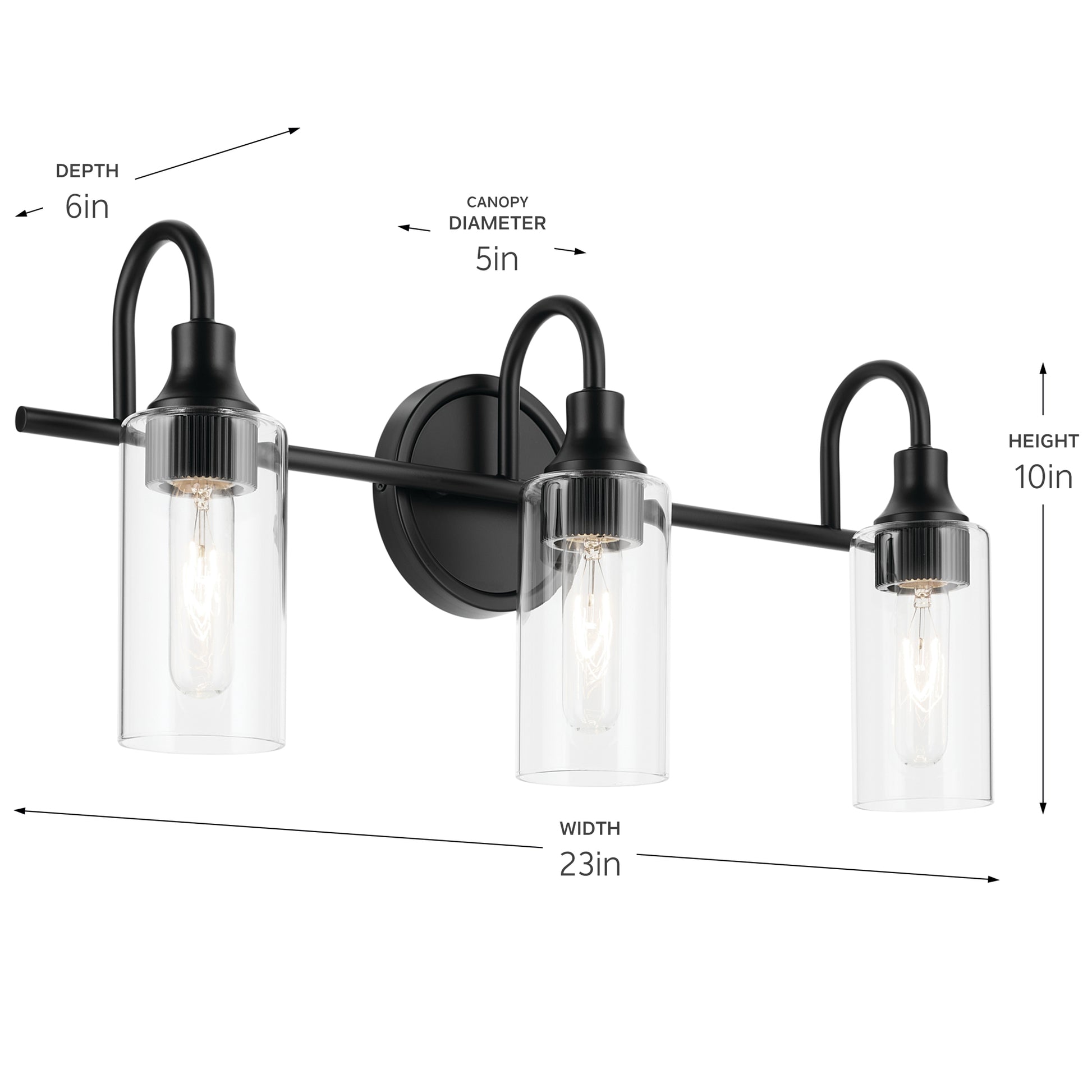 KICHLER, KAVI BATH BRACKET, BATH VANITY LIGHT