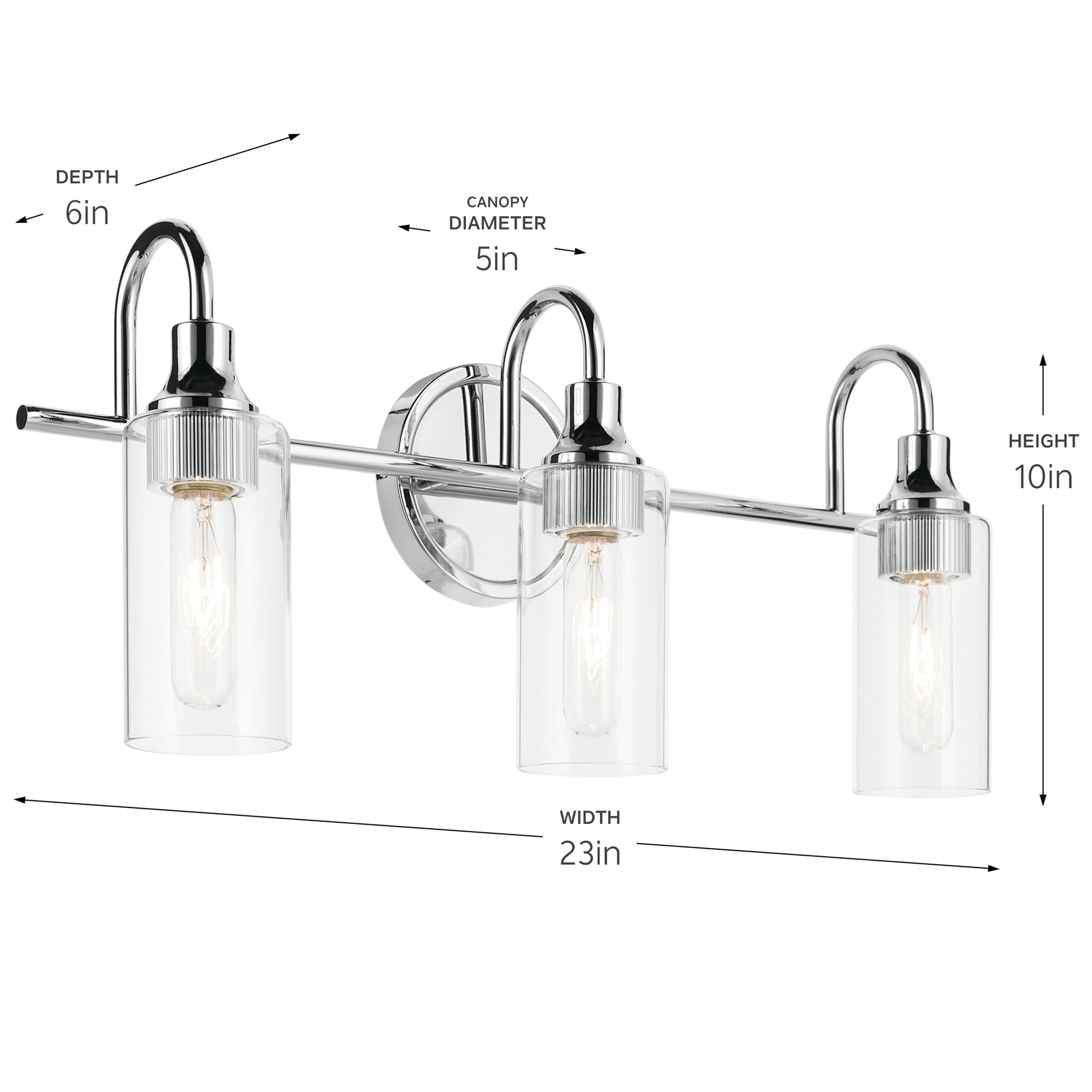 KICHLER, KAVI BATH BRACKET, BATH VANITY LIGHT