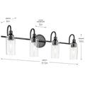 KICHLER, KAVI BATH BRACKET, BATH VANITY LIGHT