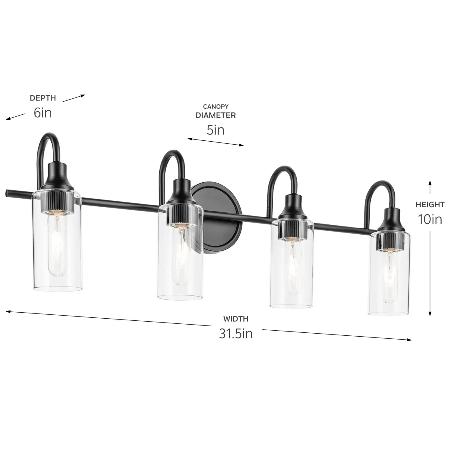 KICHLER, KAVI BATH BRACKET, BATH VANITY LIGHT