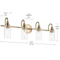 KICHLER, KAVI BATH BRACKET, BATH VANITY LIGHT