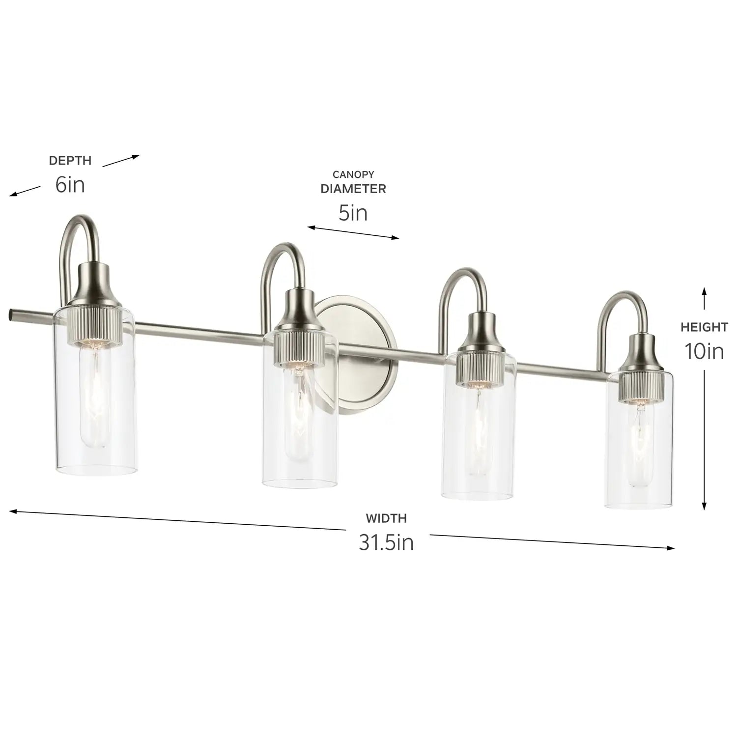 KICHLER, KAVI BATH BRACKET, BATH VANITY LIGHT