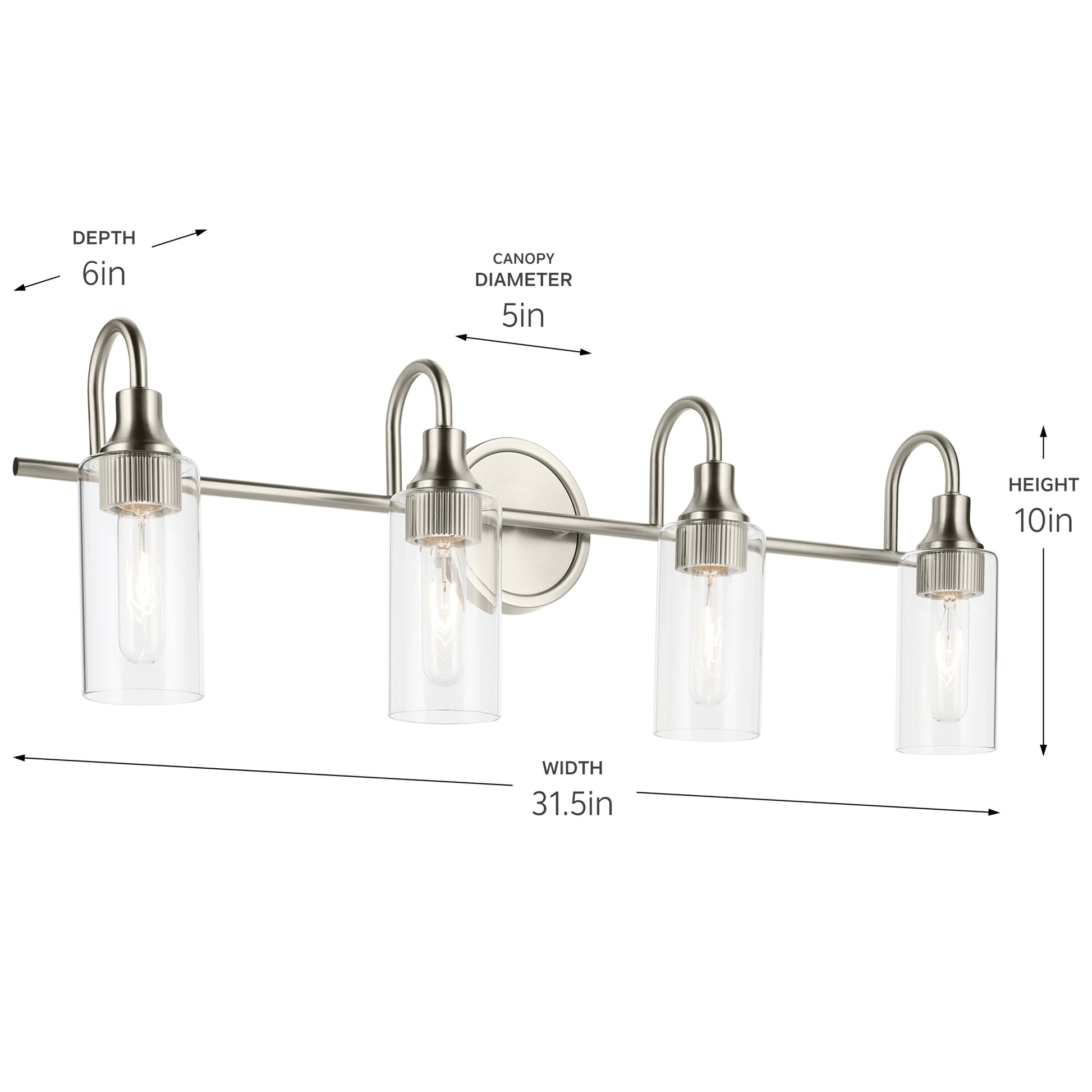 KICHLER, KAVI BATH BRACKET, BATH VANITY LIGHT