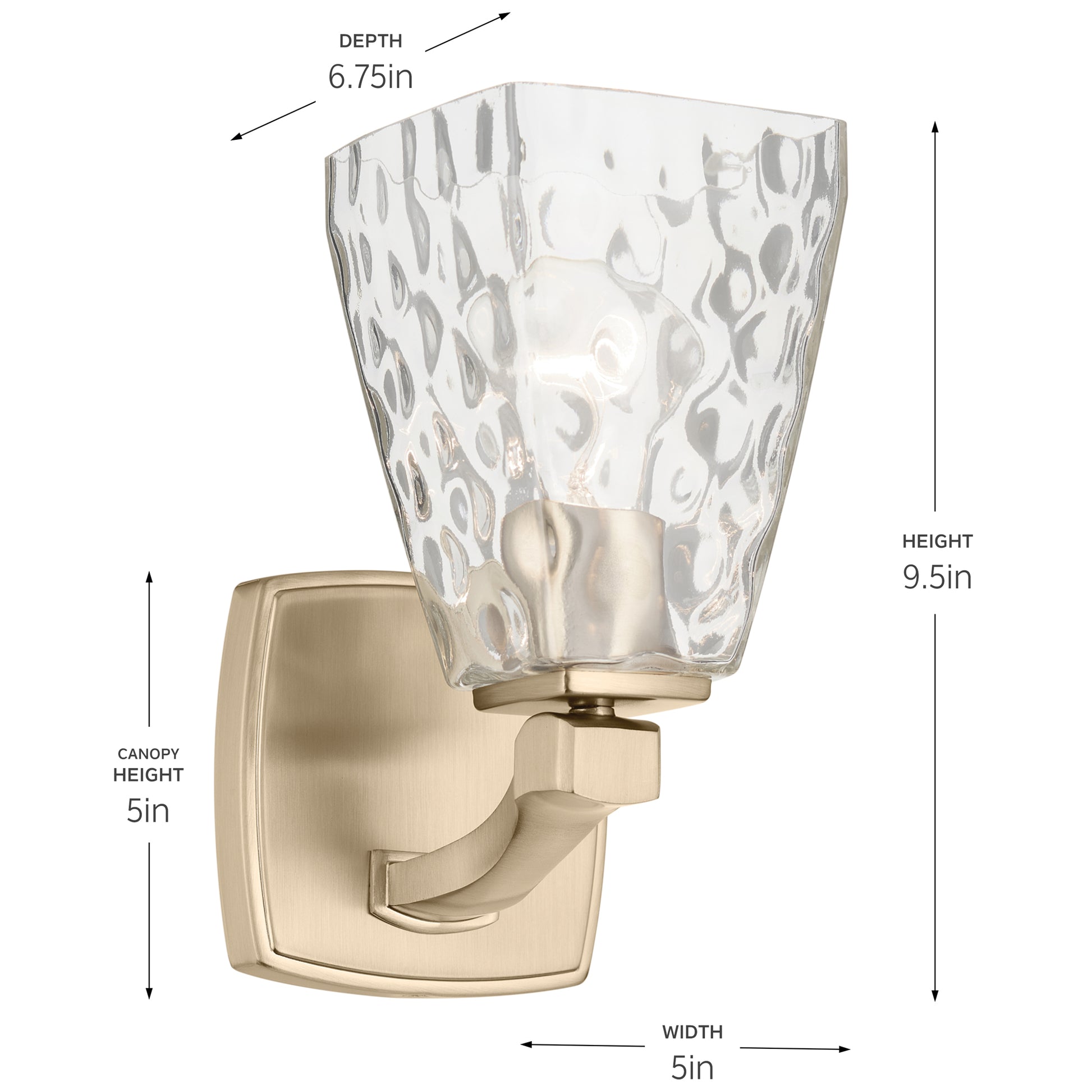 KICHLER, MARANT WALL SCONCE, WALL SCONCES